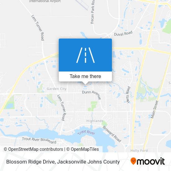 Mapa de Blossom Ridge Drive