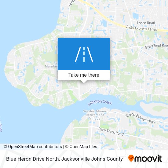 Blue Heron Drive North map