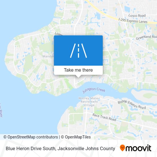 Blue Heron Drive South map