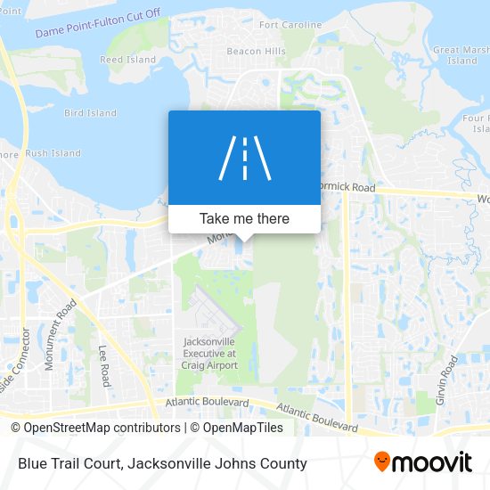 Mapa de Blue Trail Court