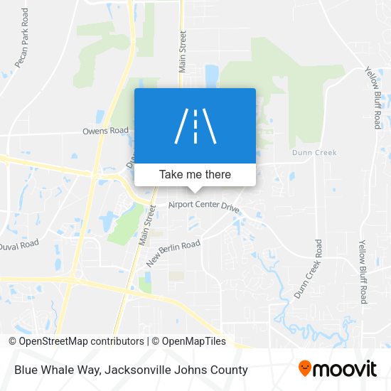 Blue Whale Way map