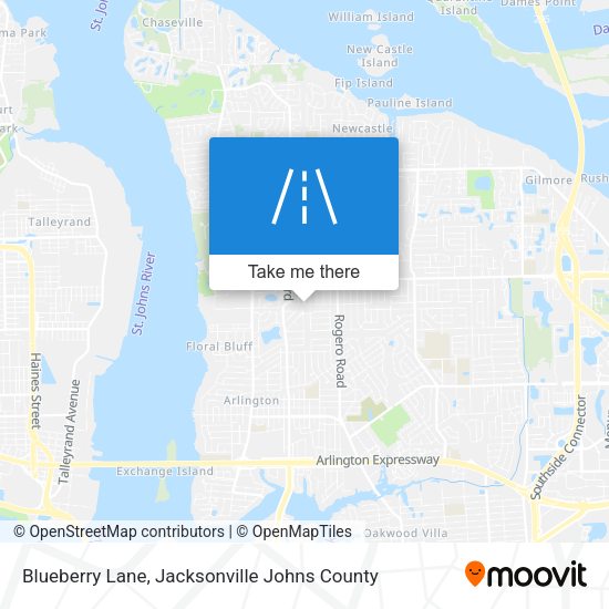 Blueberry Lane map