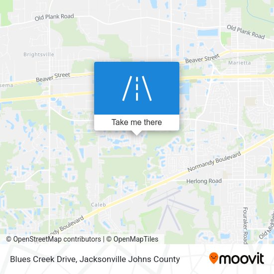 Mapa de Blues Creek Drive