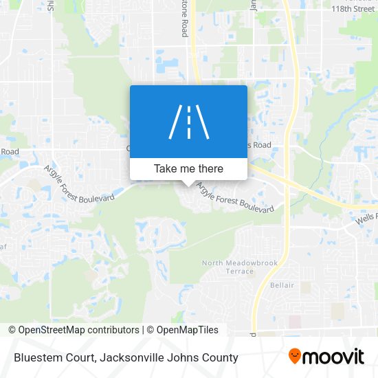 Bluestem Court map