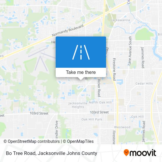 Bo Tree Road map
