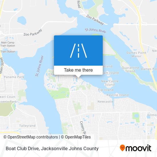 Mapa de Boat Club Drive