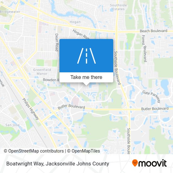 Boatwright Way map