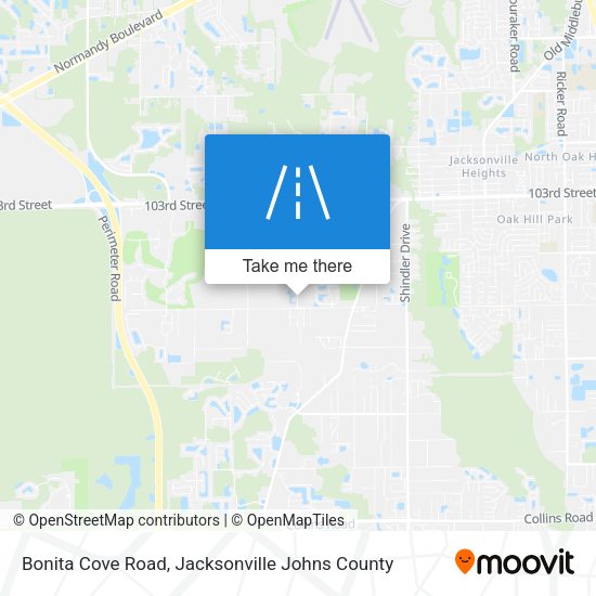Mapa de Bonita Cove Road