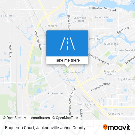 Boqueron Court map