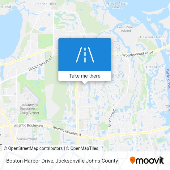 Mapa de Boston Harbor Drive