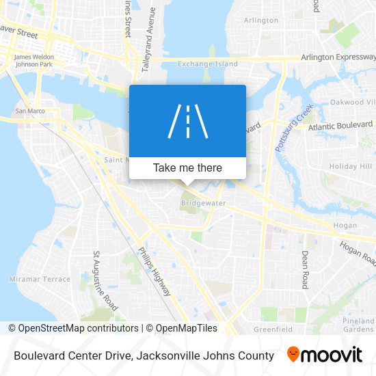 Boulevard Center Drive map