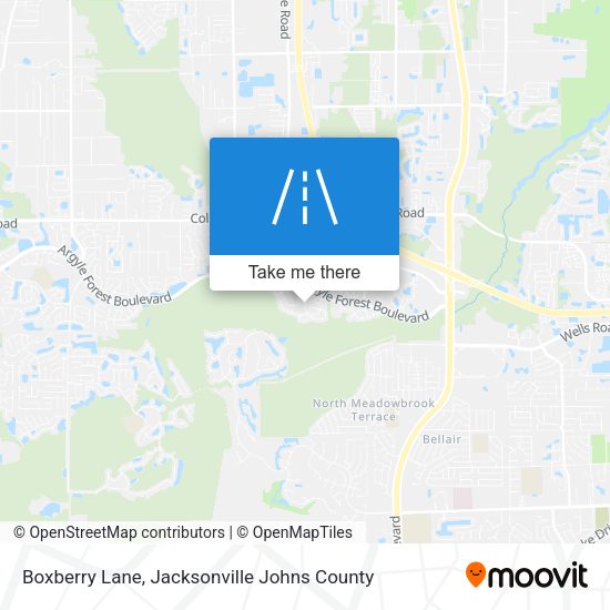 Boxberry Lane map