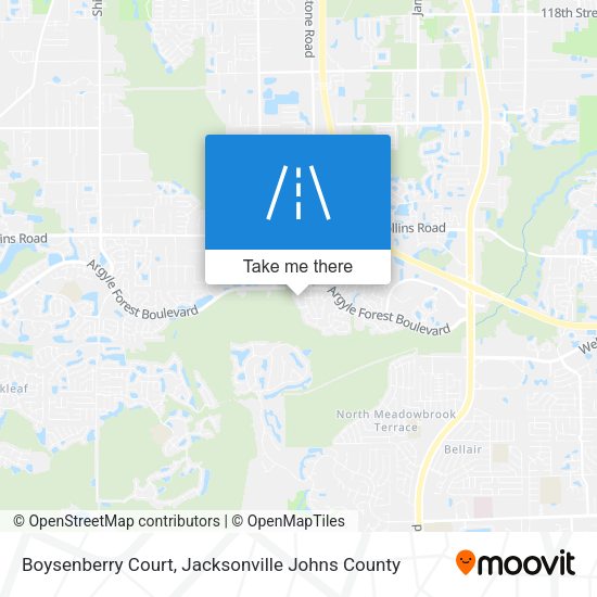 Boysenberry Court map