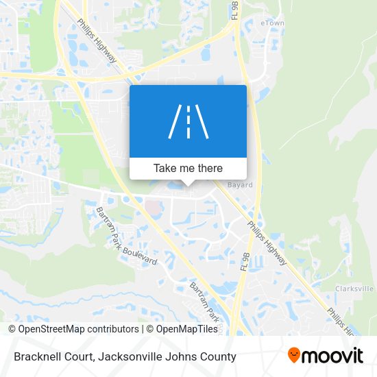 Mapa de Bracknell Court