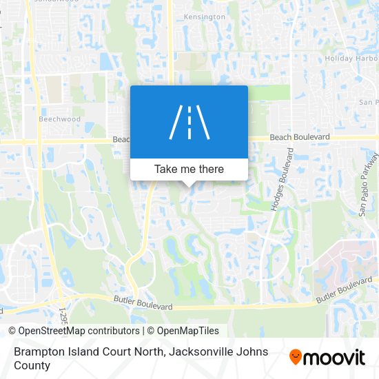 Brampton Island Court North map
