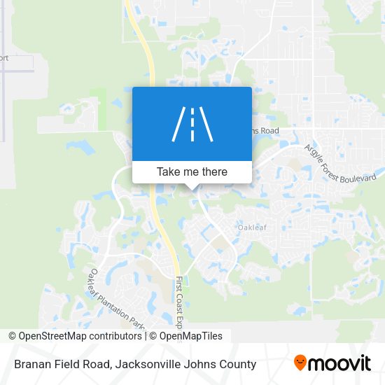 Mapa de Branan Field Road