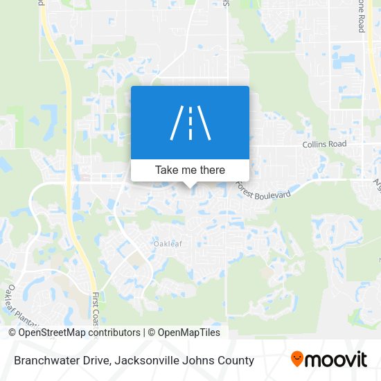 Mapa de Branchwater Drive