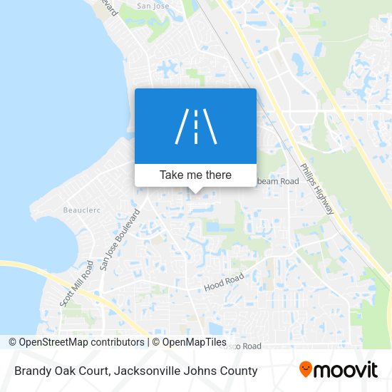Mapa de Brandy Oak Court
