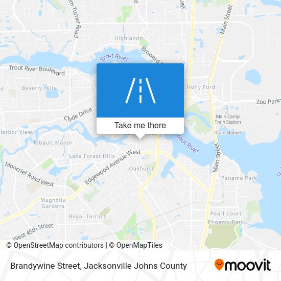 Mapa de Brandywine Street