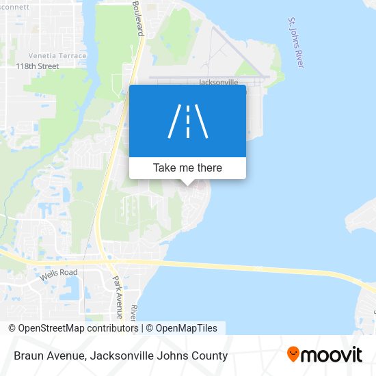 Braun Avenue map