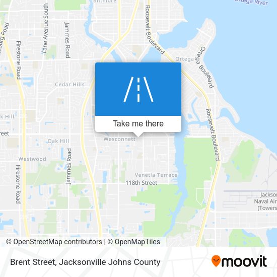 Brent Street map