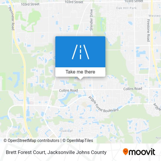 Brett Forest Court map