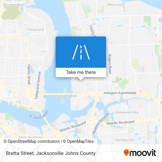 Mapa de Bretta Street