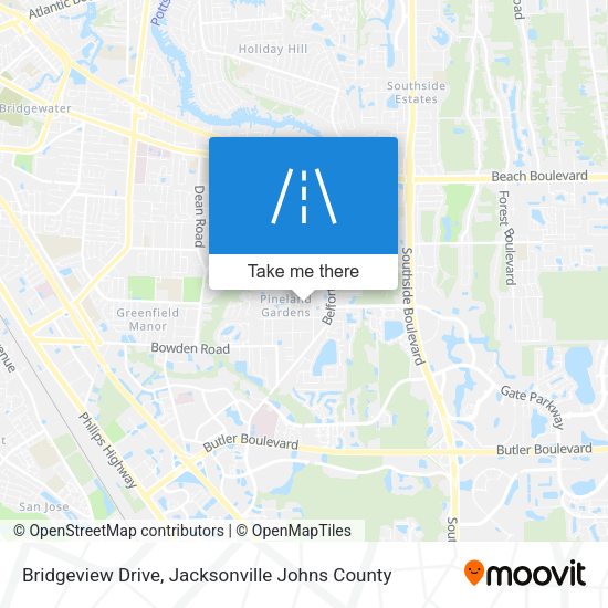 Bridgeview Drive map