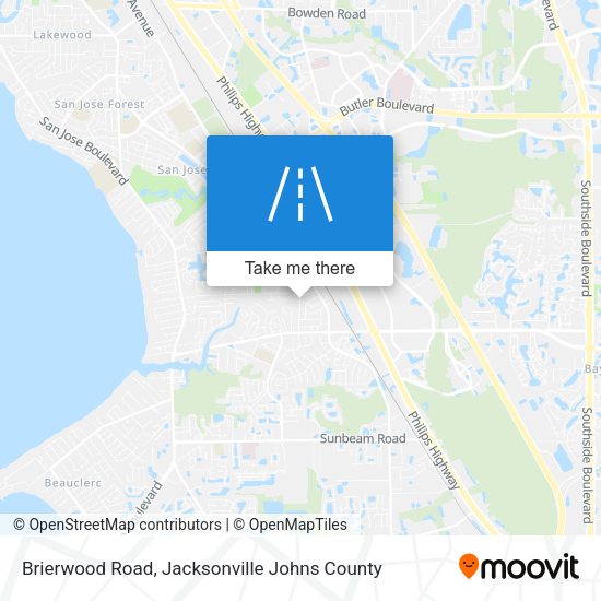 Brierwood Road map