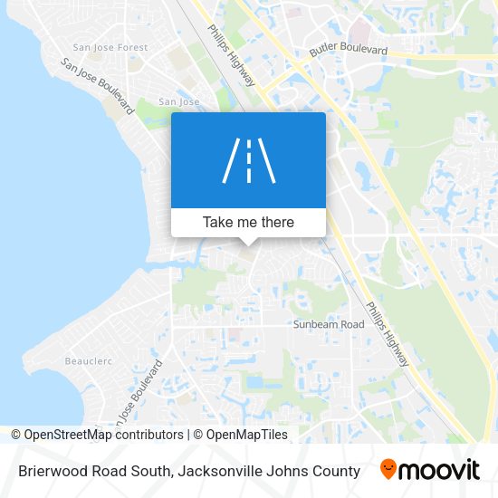 Mapa de Brierwood Road South