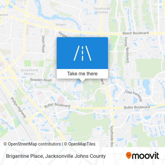 Mapa de Brigantine Place