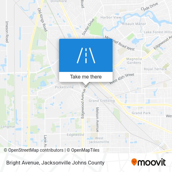 Bright Avenue map