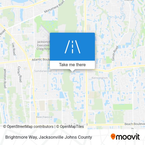 Brightmore Way map