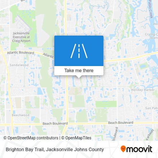 Brighton Bay Trail map