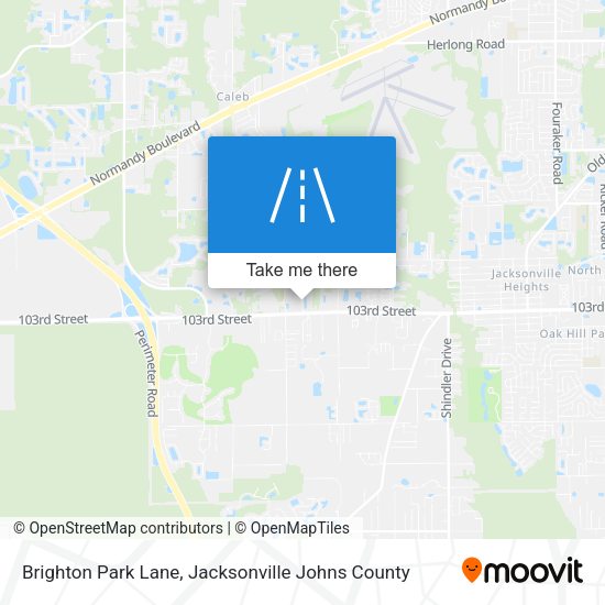 Brighton Park Lane map