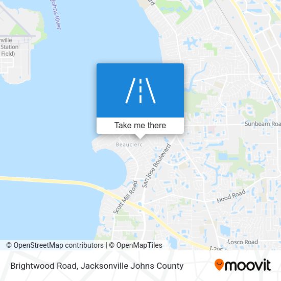 Mapa de Brightwood Road