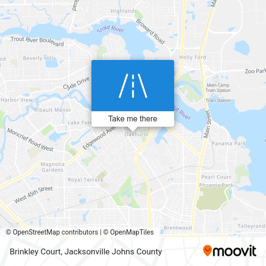 Mapa de Brinkley Court