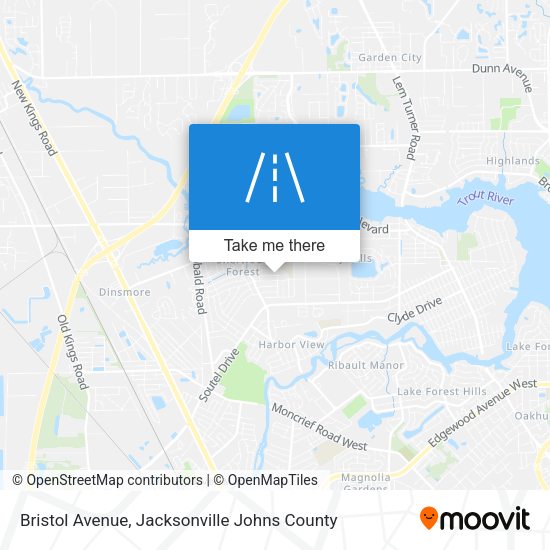 Mapa de Bristol Avenue