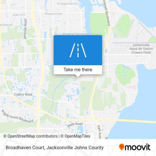 Mapa de Broadhaven Court