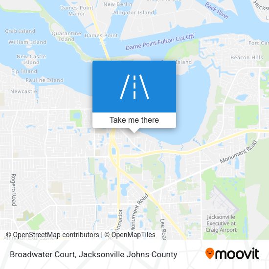 Broadwater Court map