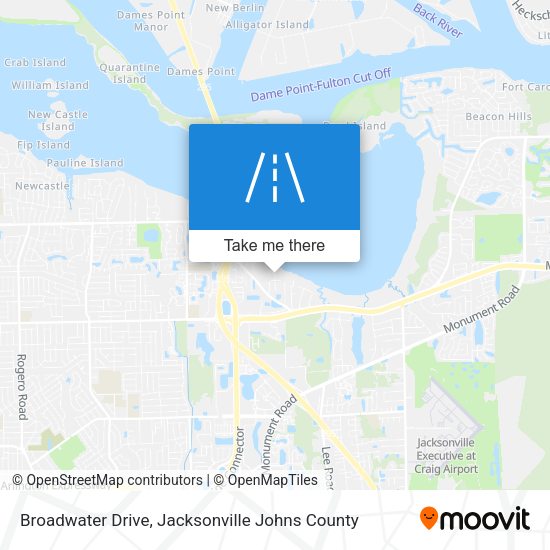 Broadwater Drive map