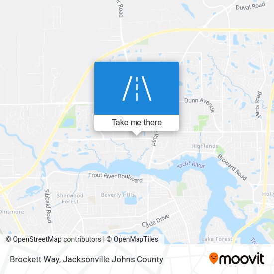 Brockett Way map