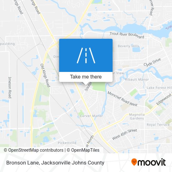 Mapa de Bronson Lane