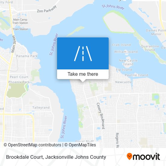Brookdale Court map