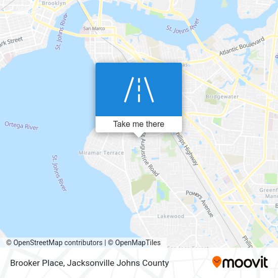 Brooker Place map