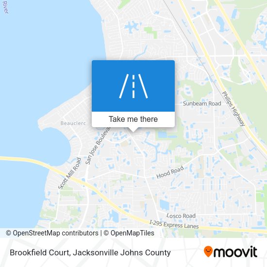 Brookfield Court map