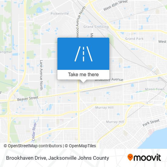 Brookhaven Drive map