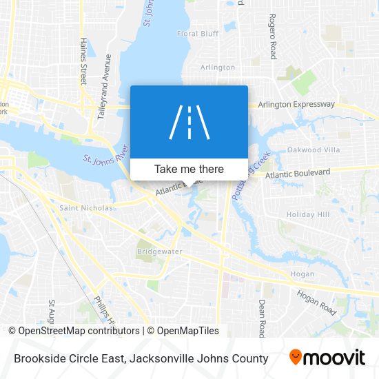 Brookside Circle East map