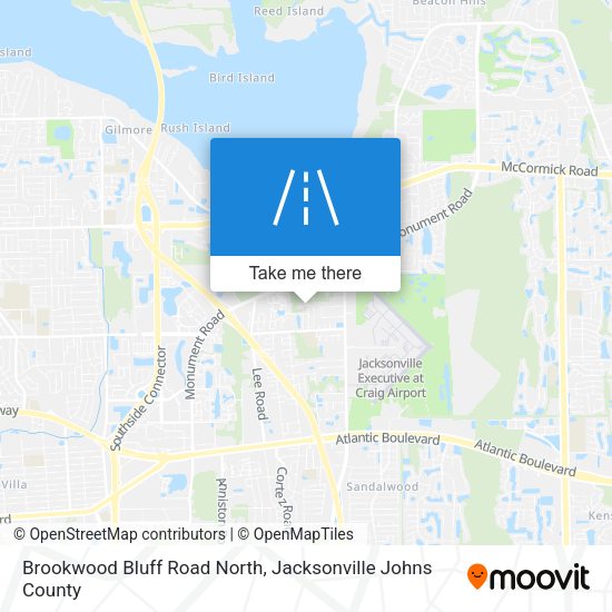 Mapa de Brookwood Bluff Road North