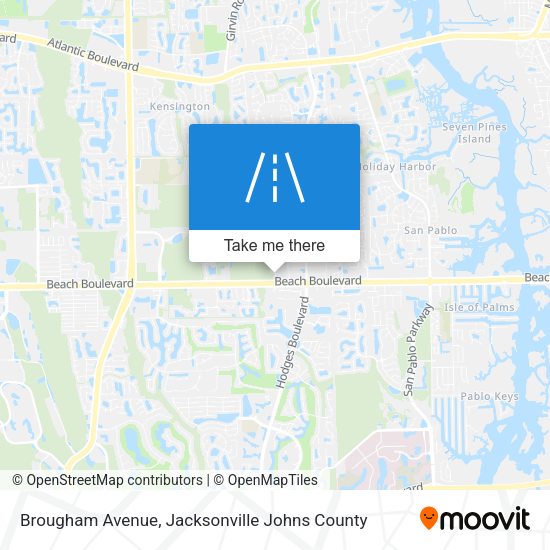 Mapa de Brougham Avenue